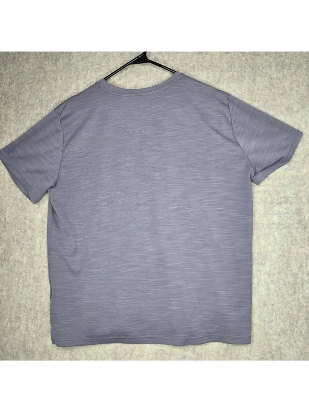Nike Dri-Fit Mens Short Sleeve Shirt Gray Heather XL
